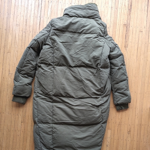 Army-green Streetwear Down Jacket - Picture 3 of 3